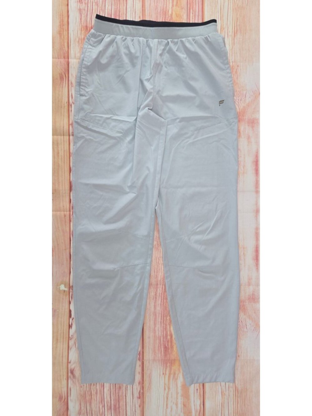 Fabletics Mens Light Gray Athletic Jogger Pants Small